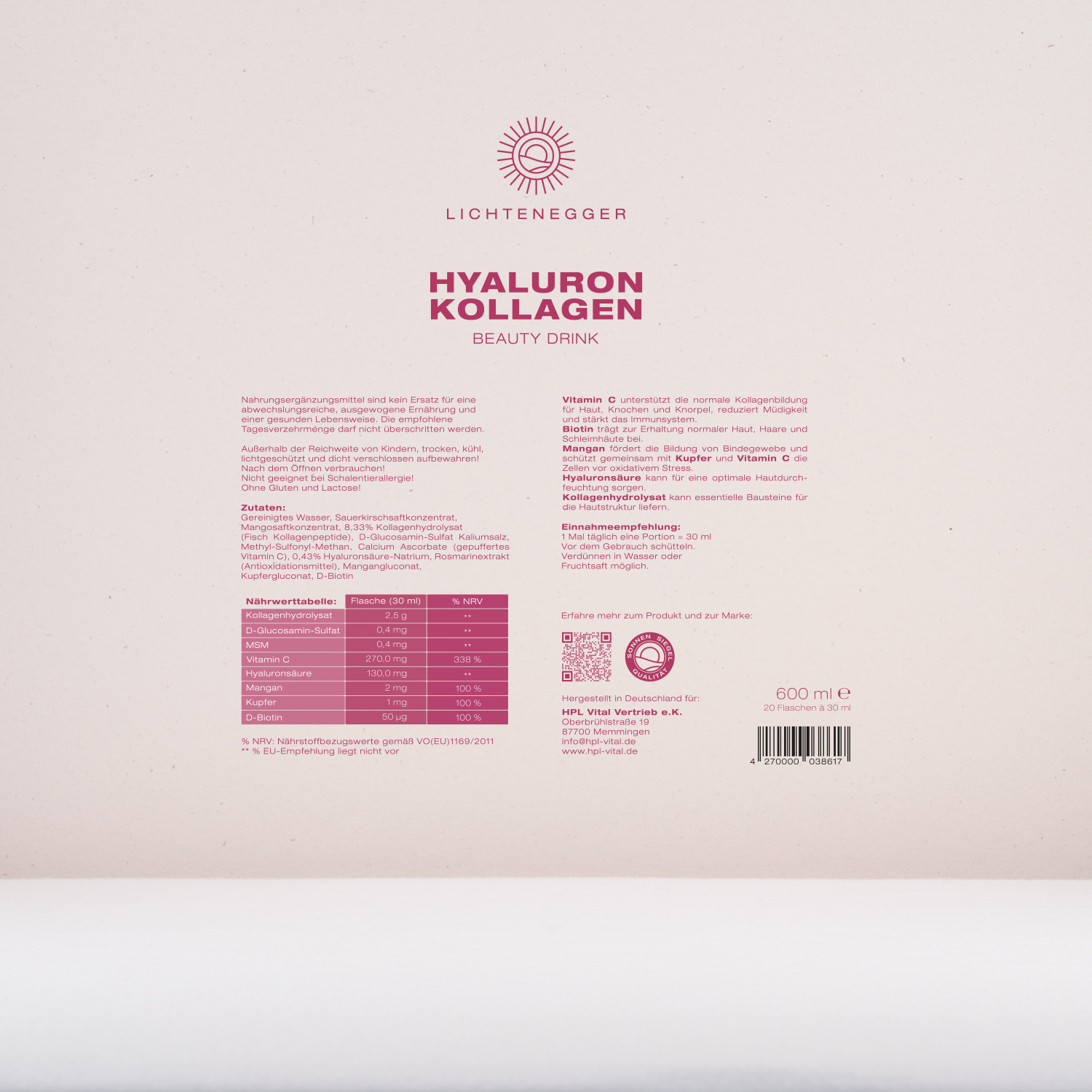 Hyaluron + Kollagen Beauty Drink – Bild 5