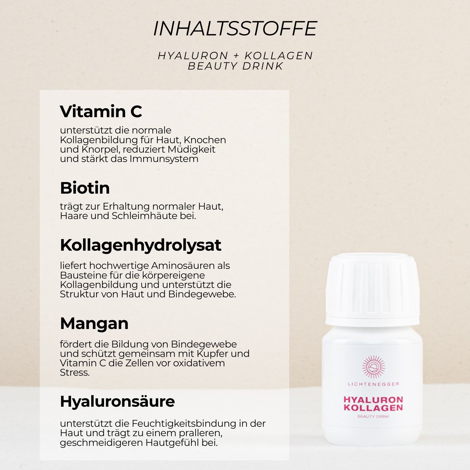 Hyaluron + Kollagen Beauty Drink – Bild 3