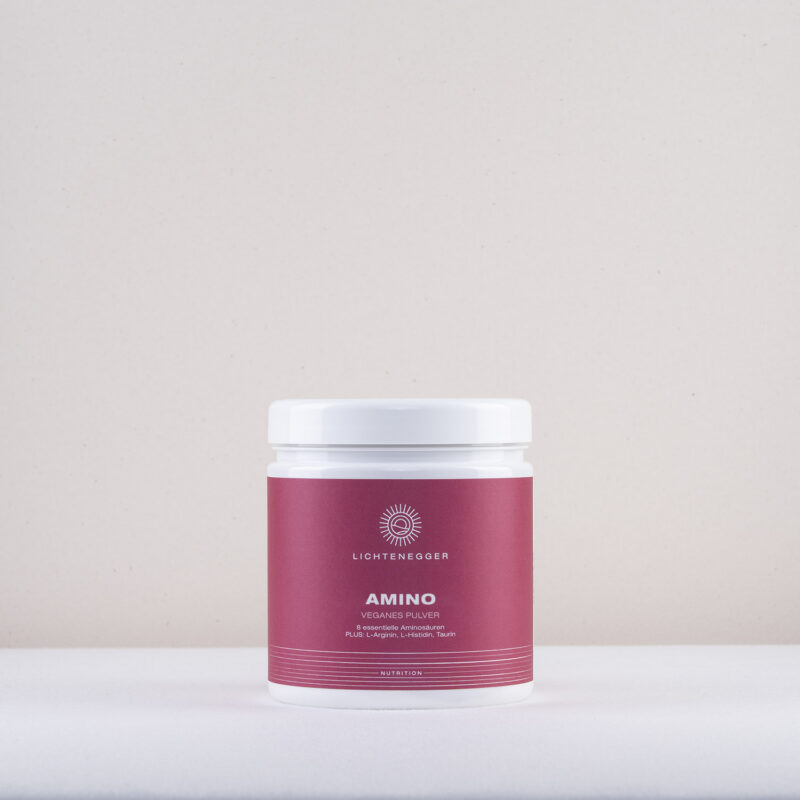 Amino Pulver Vegan mit 8 essentiellen Aminosäuren